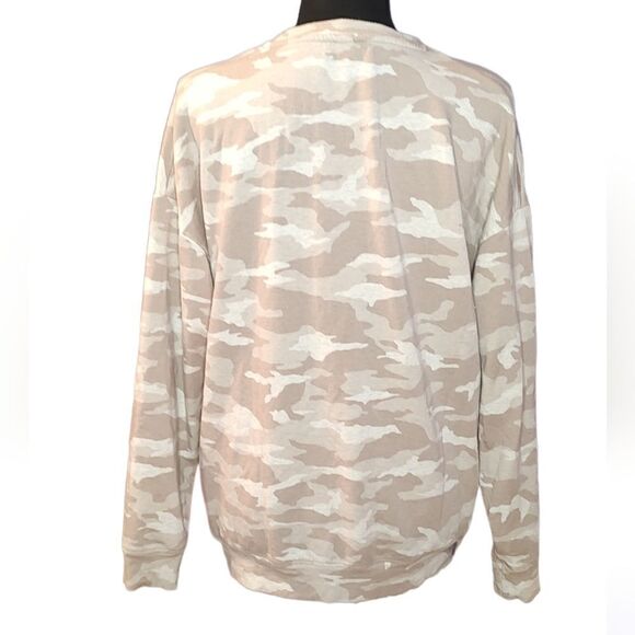 Athleta Studio to Street Camo Sweatshirt Medium - Picture 3 of 5